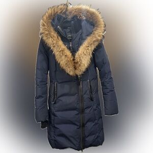 Mackage Kay down coat with fur collar hood! Excellent condition!